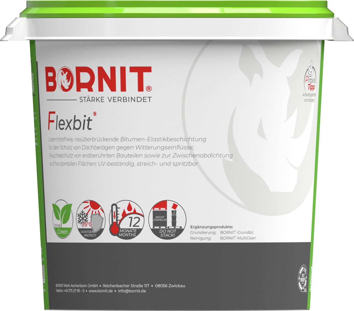 BORNIT Flexbit 25ltr Schwarz Lösemittelfrei Bitumenemulsion