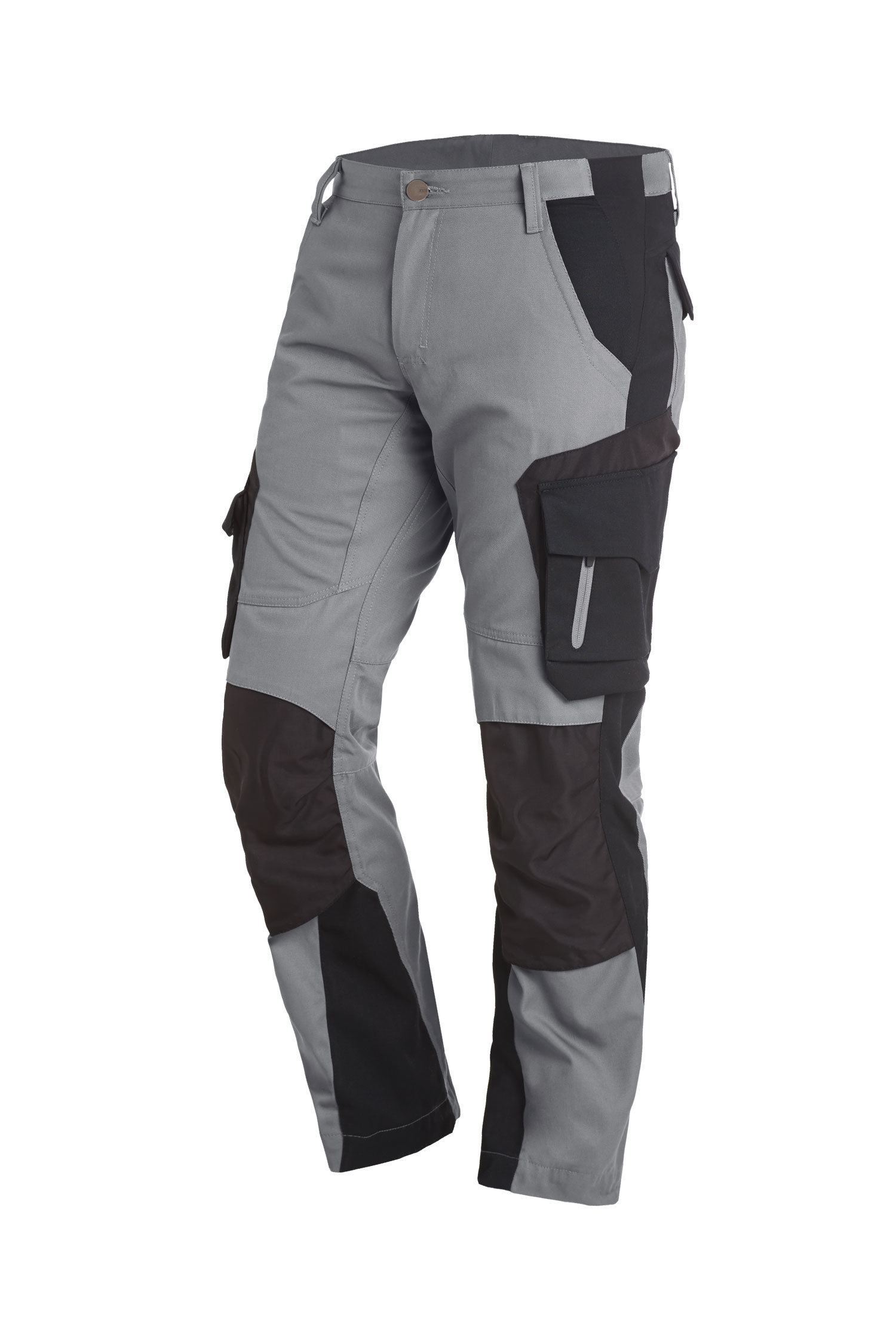 FHB 70083 Zunfthose Doppelpilot weiß, grau, schwarz o.Schlag Knietasche Pilot