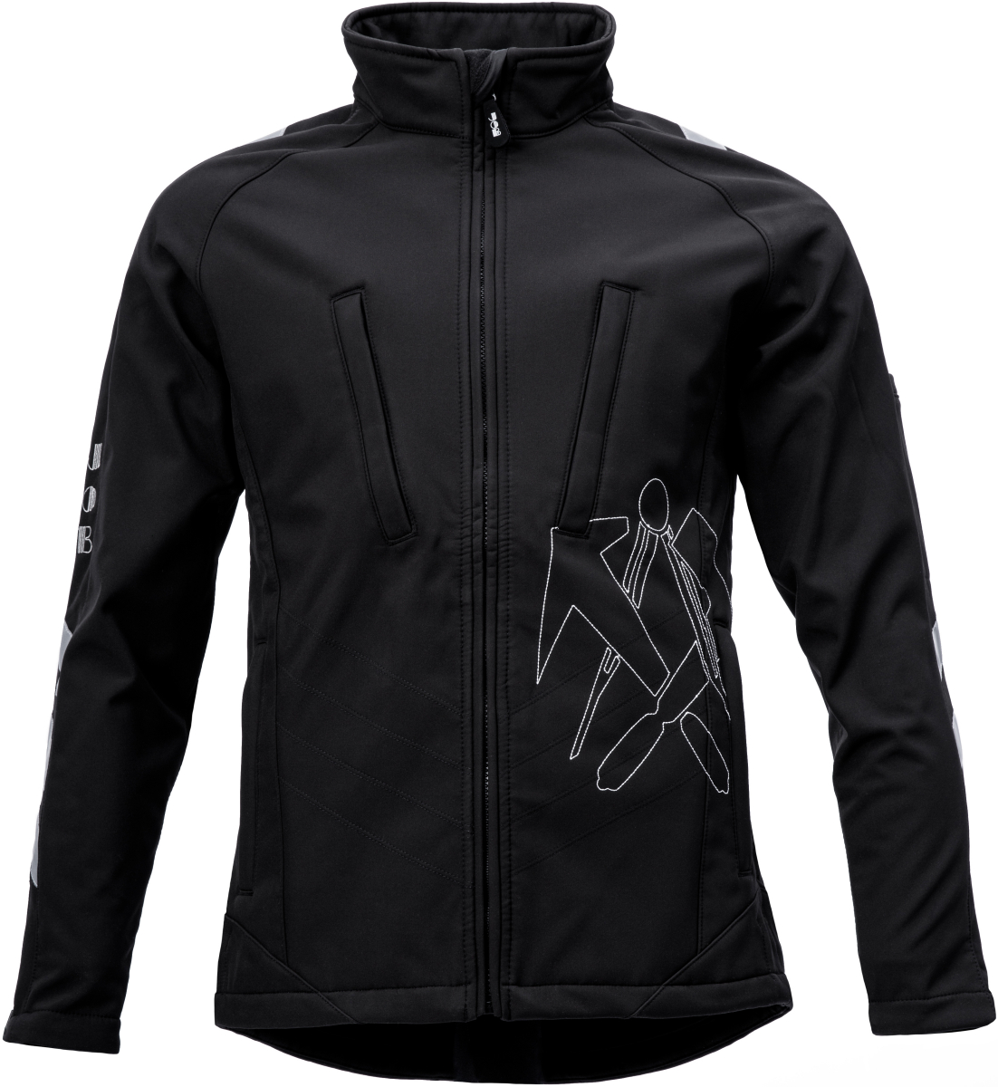 Softshelljacke für Damen (schwarz