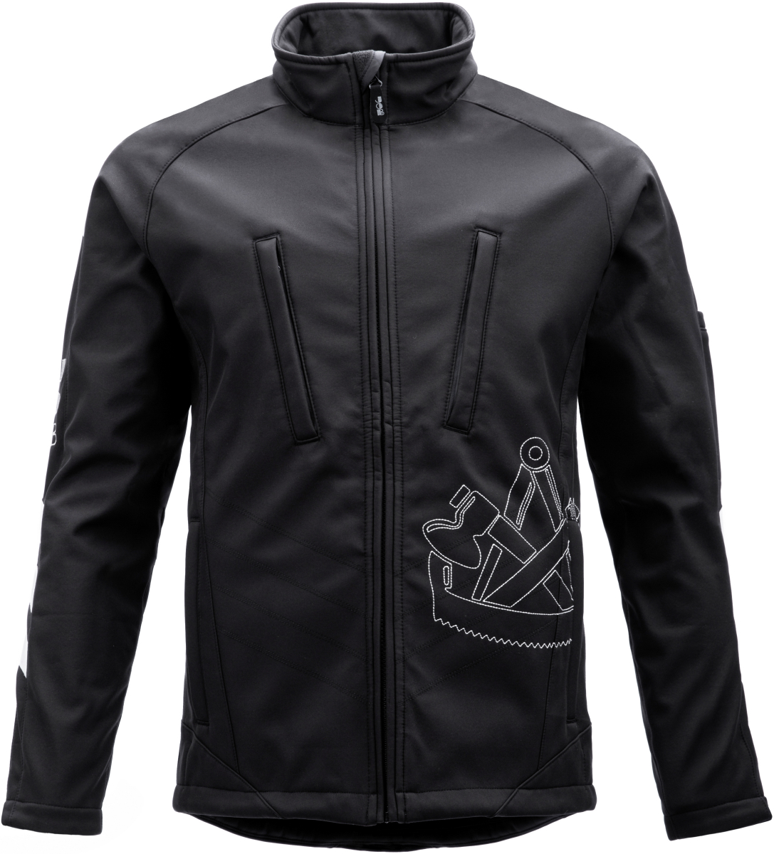 Job JOB Dachdecker Sommer Soft Shell Jacke KENT schwarz