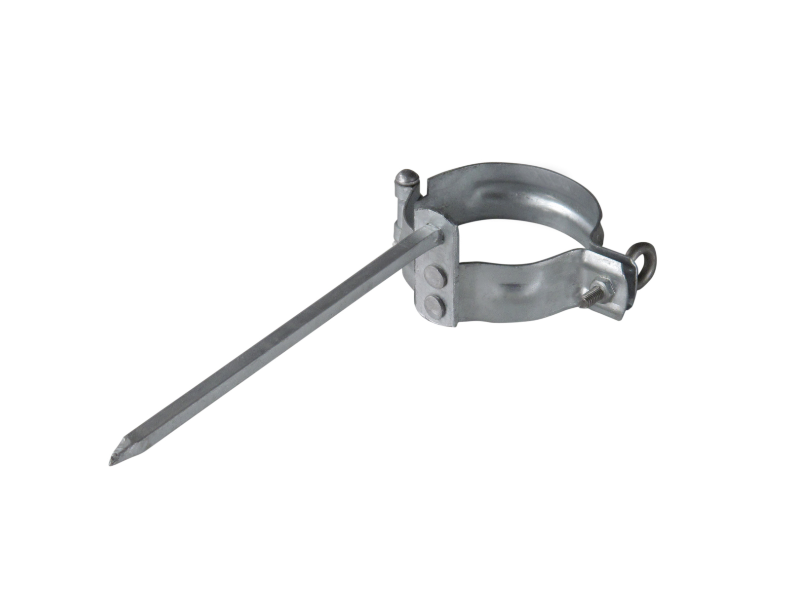 GRÖMO Verzinkte Fallrohrschelle 80 Mm Mit Gewindemutter M 10, 50225