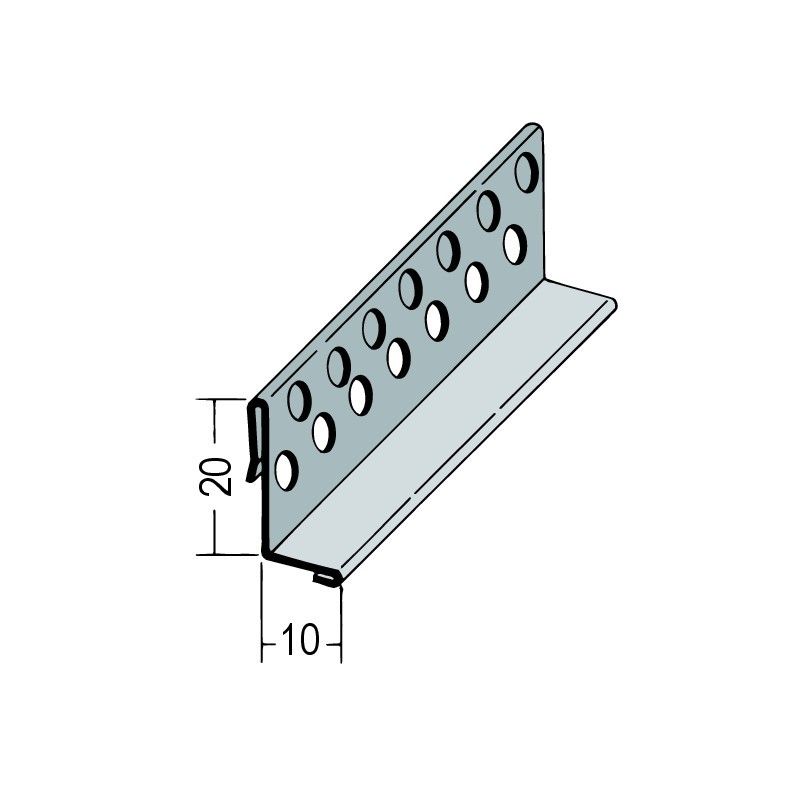 SAKRET Aufsteckprofil aus PVC für Alu-Sockelprofil – SAKRET